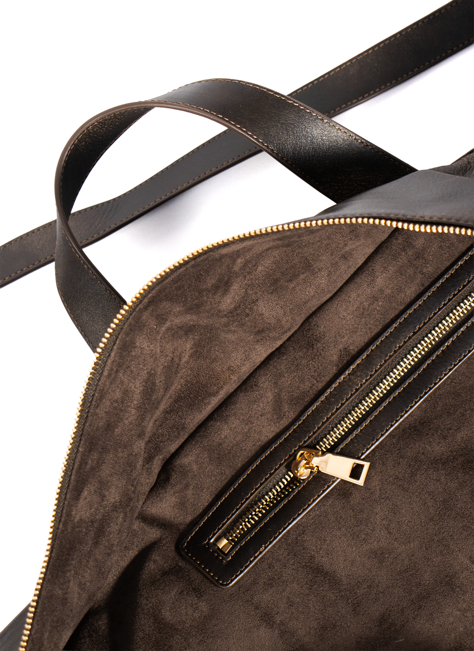 Crackled Leather Travel Bag