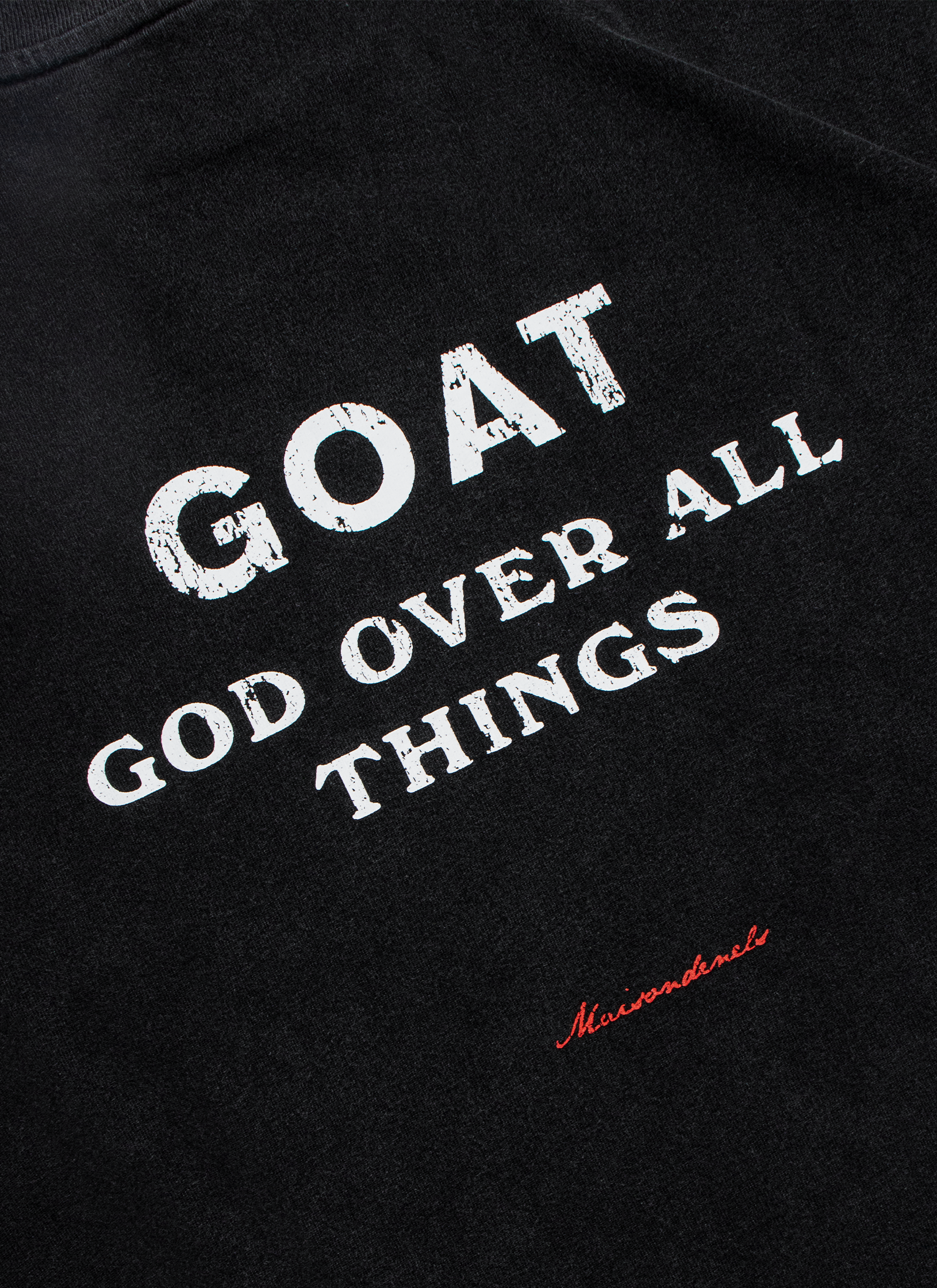 GOAT T-SHIRT GOD OVER ALL THINGS