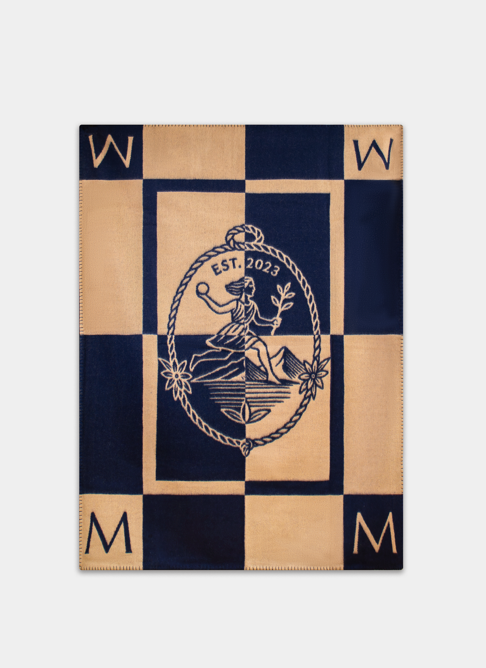Oxford Camel Wool Blanket