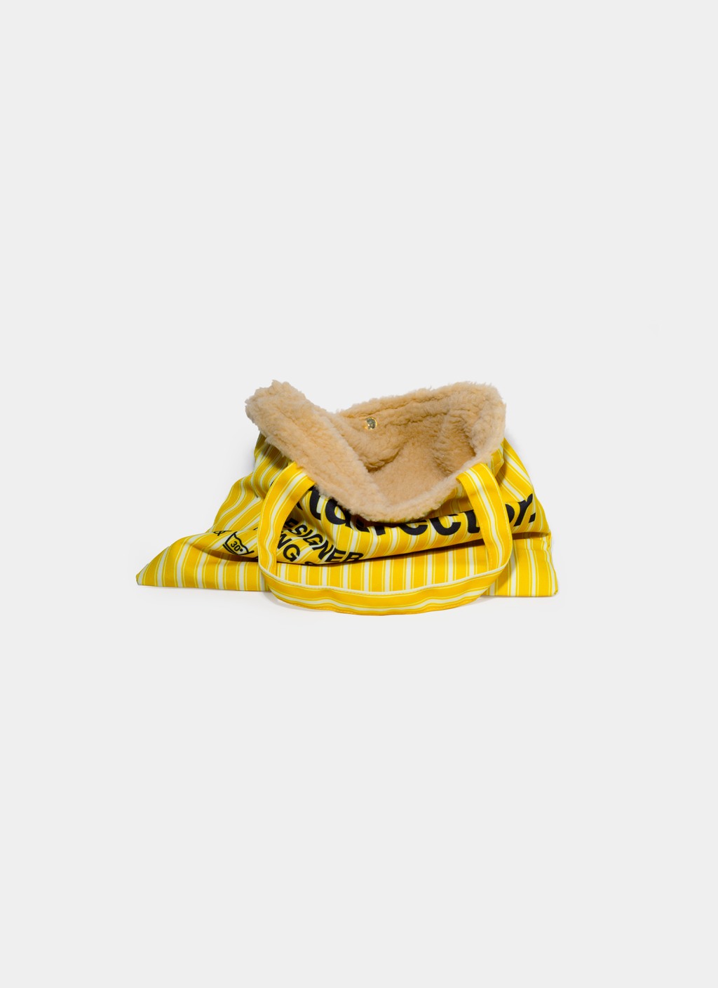 Art Director Yellow Striped Tote Bag