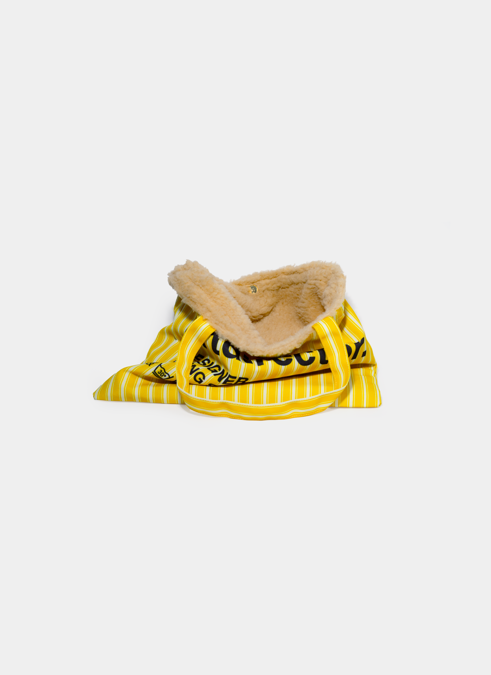 Art Director Yellow Striped Tote Bag