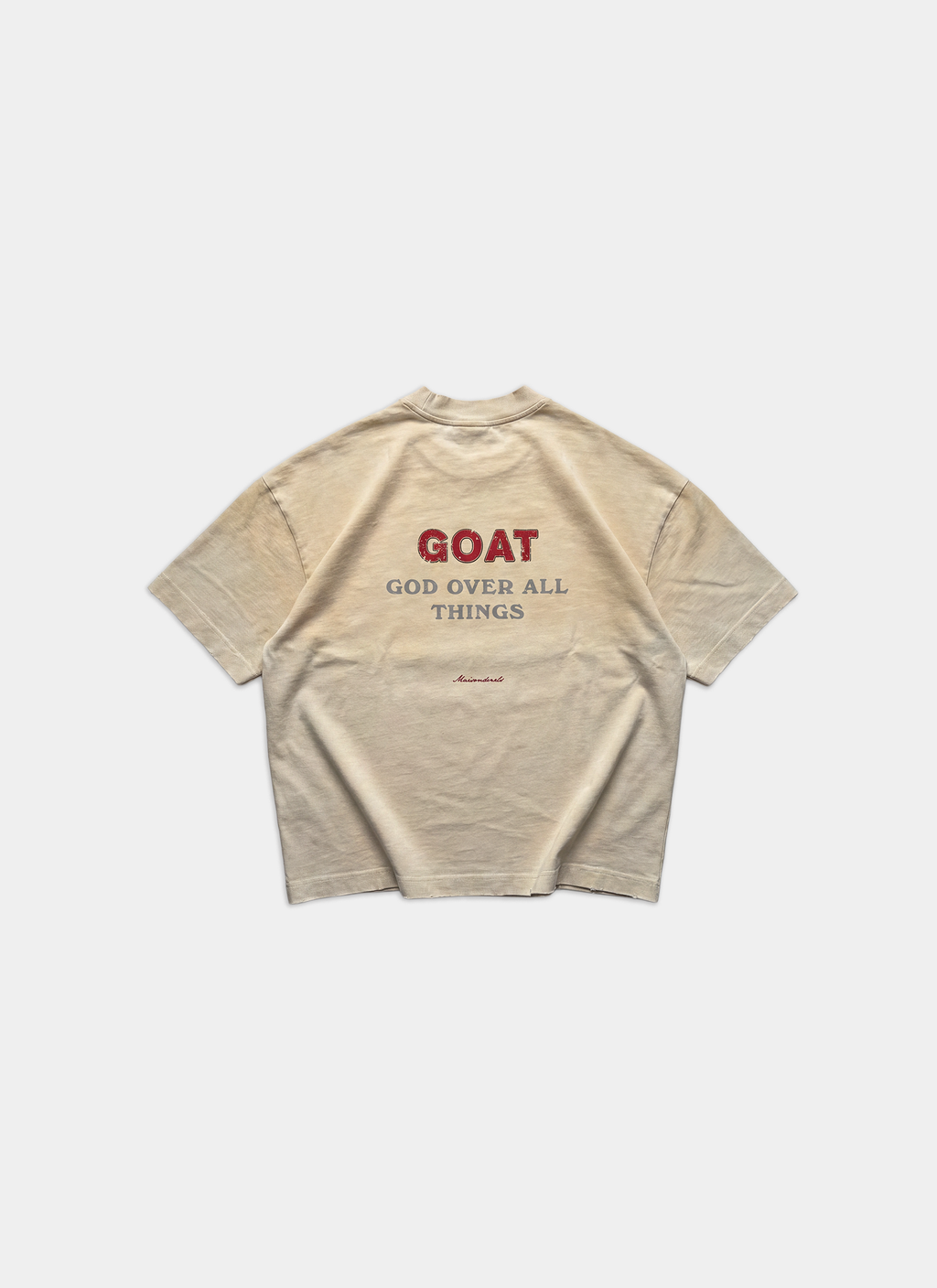 GOAT T-SHIRT GOD OVER ALL THINGS