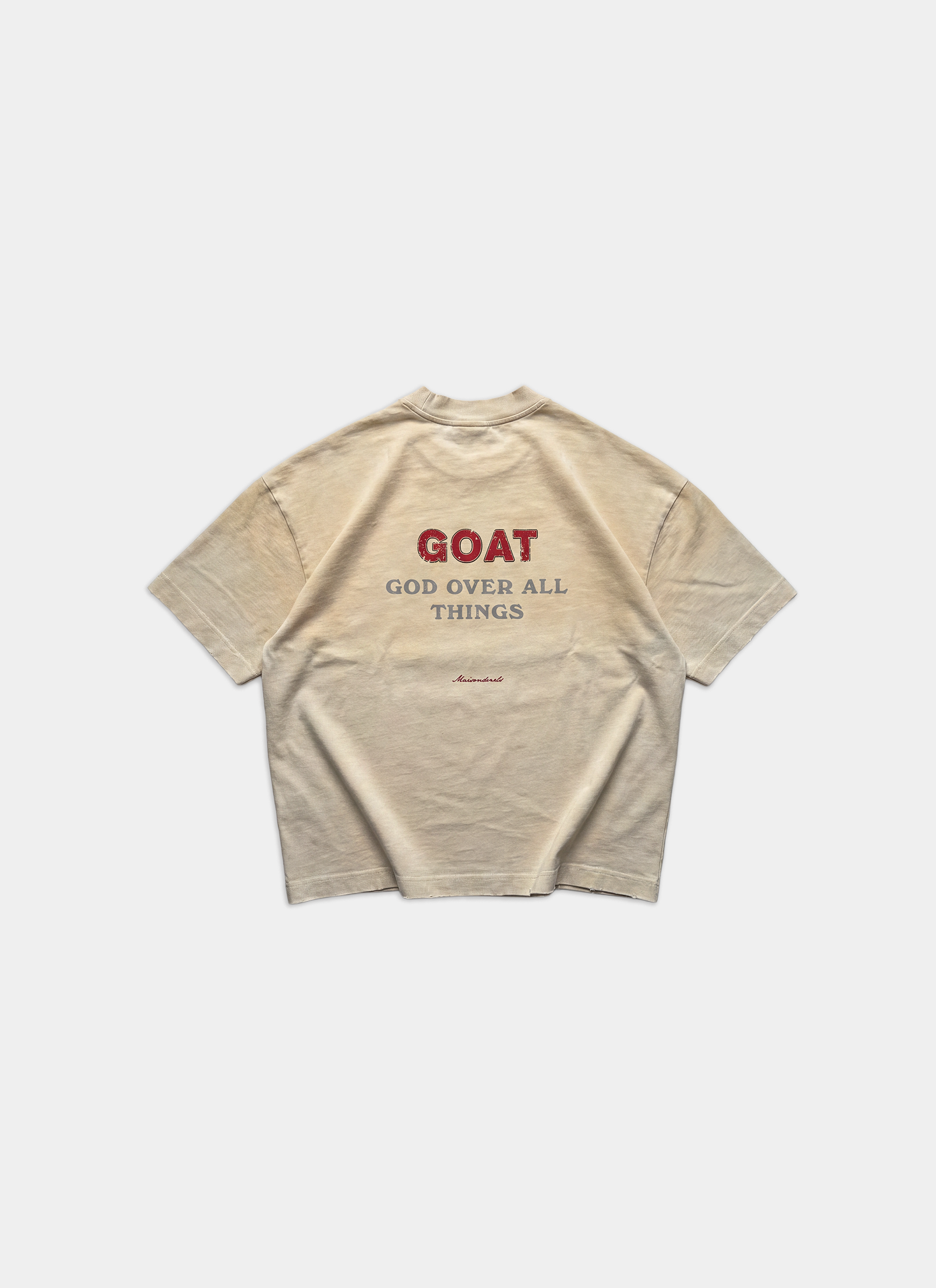 GOAT T-SHIRT GOD OVER ALL THINGS