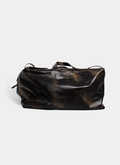Crackled Leather Travel Bag